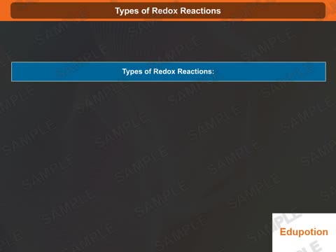 Types of Redox Reactions