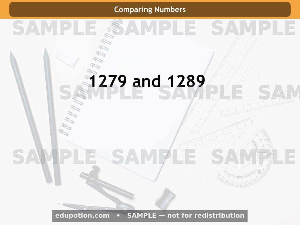 Comparing Numbers · Class 6 Maths